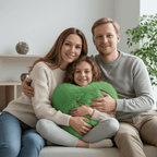 Poduszka w Kształcie Serca ze Sztucznego Futra - 3