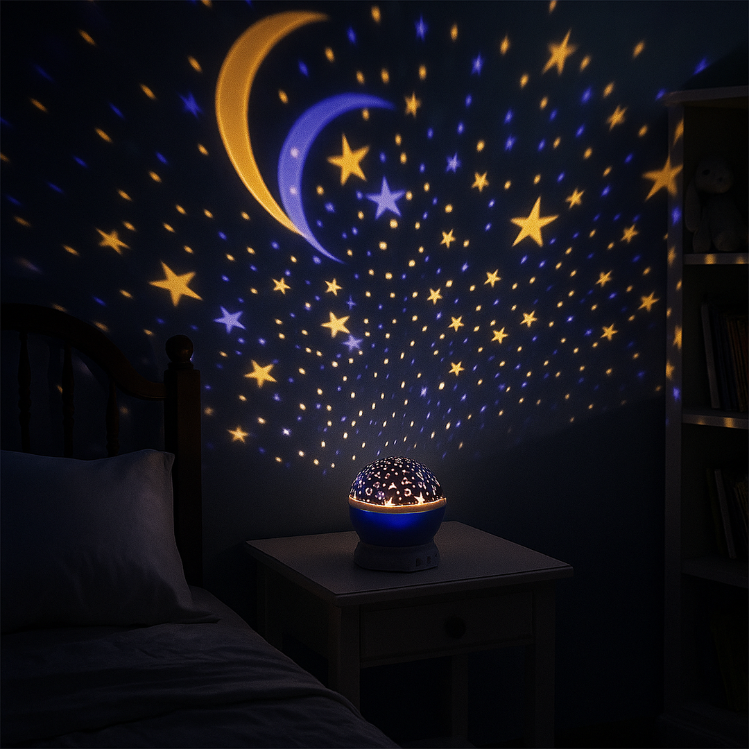 Projektor Gwiazd Lampka Nocna z Wbudowaną Muzyką - 4
