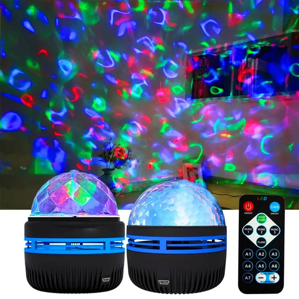 Projektor Nocny Zorza Polarna z Pilotem i Efektami Świetlnymi RGB - 12