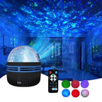 Projektor Nocny Zorza Polarna z Pilotem i Efektami Świetlnymi RGB