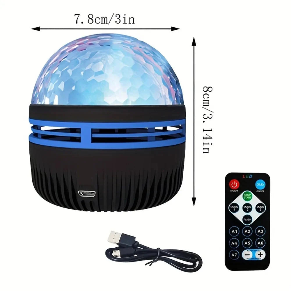 Projektor Nocny Zorza Polarna z Pilotem i Efektami Świetlnymi RGB - 17