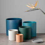 Osłonka na Doniczkę Ceramiczna Okrągła z Podstawką - 9