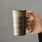 Kubek Ceramiczny z Drewnianym Uchwytem Skandynawski - 4