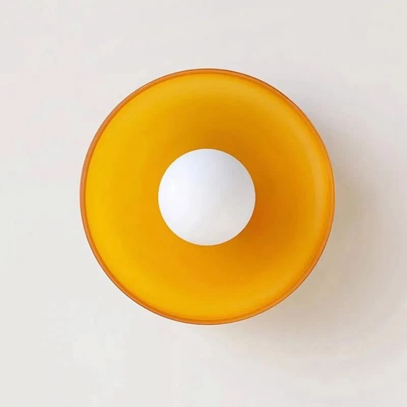 Skandynawska Lampa Sufitowa ze Szklanym Kloszem - 10