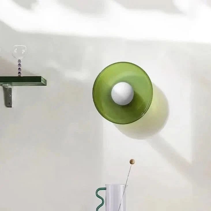 Skandynawska Lampa Sufitowa ze Szklanym Kloszem - 6