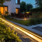 Lampa Ogrodowa Listwa LED Solarna IP65 Ciepła Biel 3000K - 9