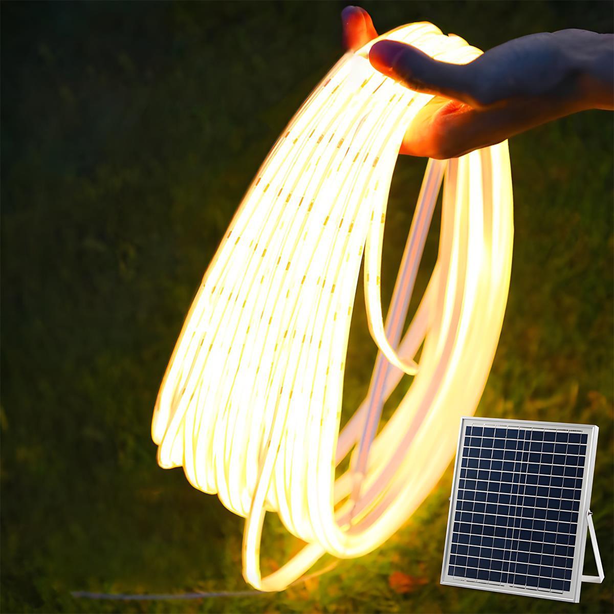 Lampa Ogrodowa Listwa LED Solarna IP65 Ciepła Biel 3000K