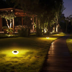 Lampa Ogrodowa Solarna LED Najazdowa z Czujnikiem Zmierzchu - 8
