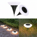 Lampa Ogrodowa Solarna LED Najazdowa z Czujnikiem Zmierzchu - 9
