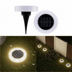 Lampa Ogrodowa Solarna LED Najazdowa z Czujnikiem Zmierzchu - 10