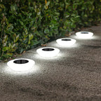 Lampa Ogrodowa Solarna LED Najazdowa z Czujnikiem Zmierzchu