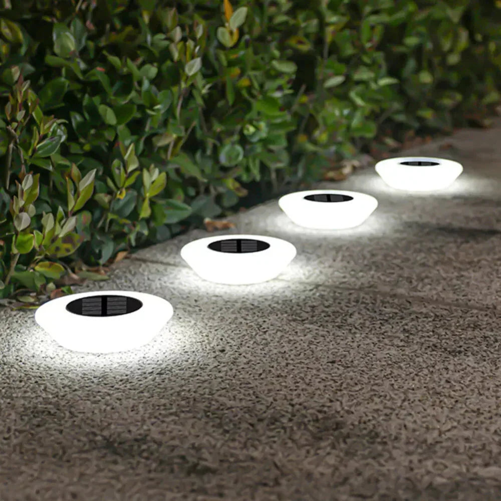 Lampa Ogrodowa Solarna LED Najazdowa z Czujnikiem Zmierzchu