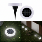 Lampa Ogrodowa Solarna LED Najazdowa z Czujnikiem Zmierzchu - 4