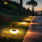Lampa Ogrodowa Solarna LED Najazdowa z Czujnikiem Zmierzchu - 5