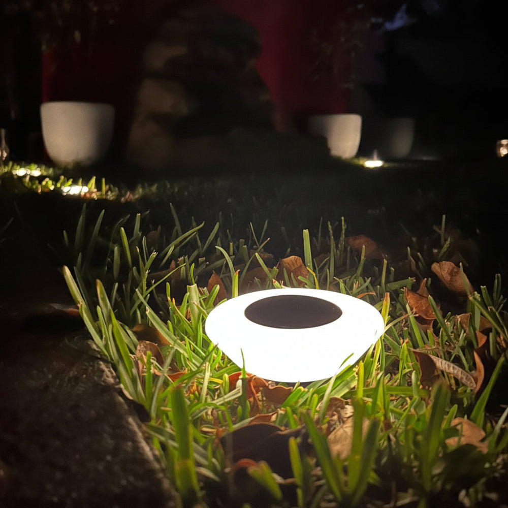 Lampa Ogrodowa Solarna LED Najazdowa z Czujnikiem Zmierzchu - 7