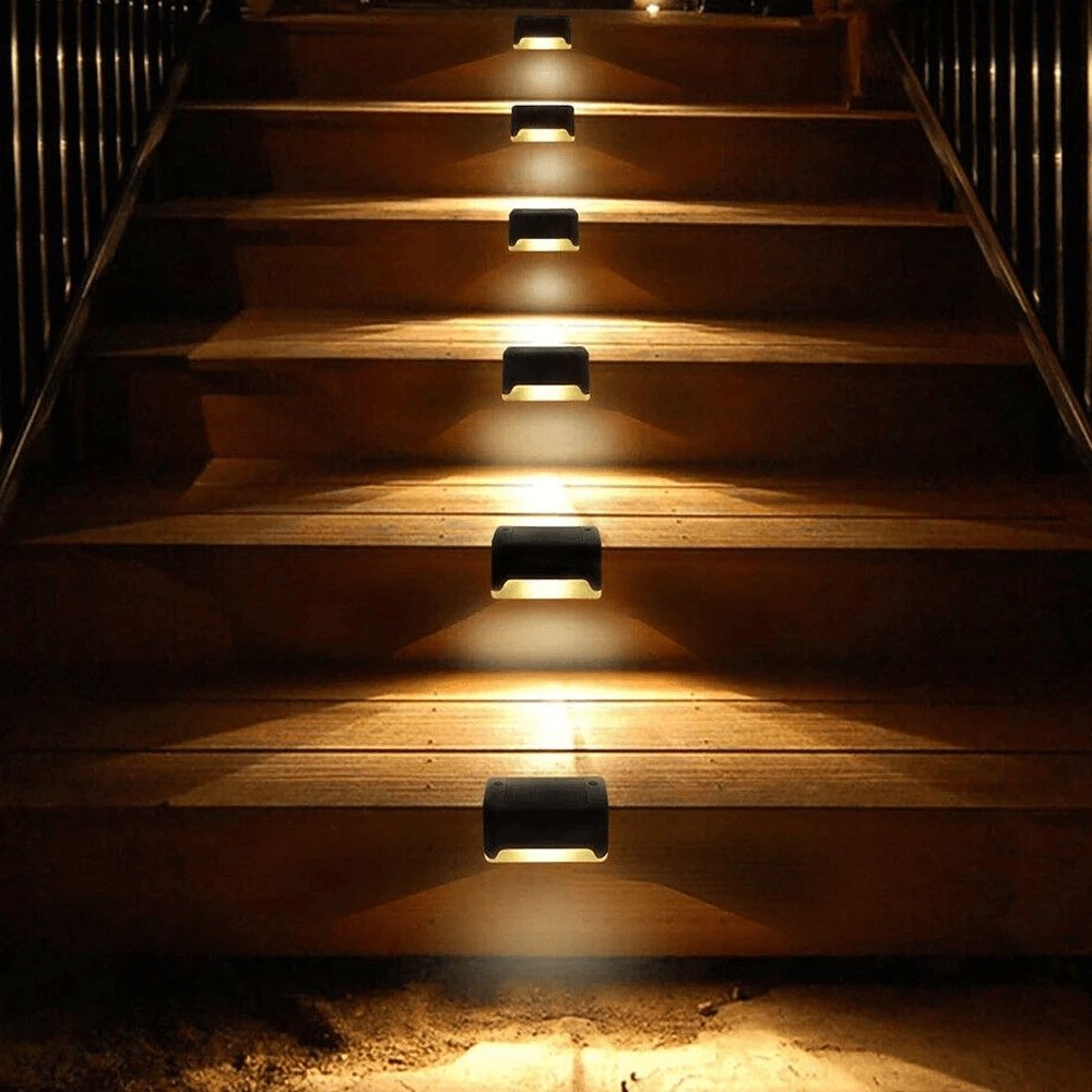 Lampka Schodowa Solarna z Czujnikiem Zmierzchu LED IP65 - 2