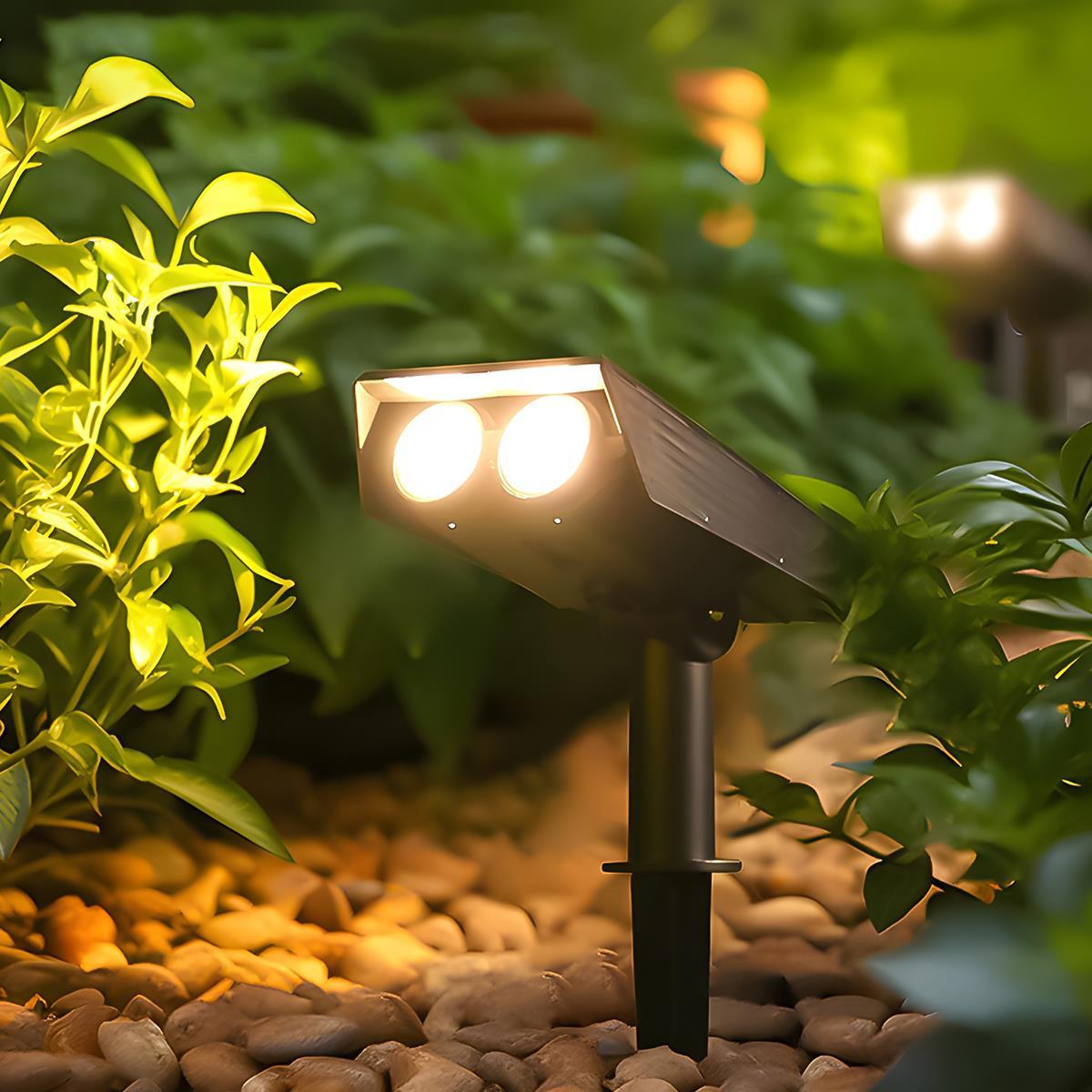 Solarna Lampa Ogrodowa na Szpilce z Regulowanym Zoomem i Oświetleniem Kierunkowym - 7