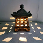 Solarna Lampa Ogrodowa Pagoda z Wbudowanym LED na Słupek lub Ścieżkę - 4