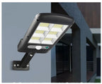 Solarna Lampa Ścienna Zewnętrzna z Czujnikiem Ruchu i Pilotem