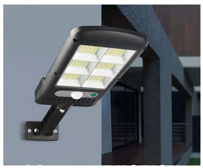 Solarna Lampa Ścienna Zewnętrzna z Czujnikiem Ruchu i Pilotem