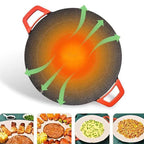 Elektryczna Płyta Grillowa Bezdymna Okrągła do Domu - 7