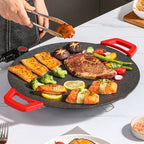 Elektryczna Płyta Grillowa Bezdymna Okrągła do Domu