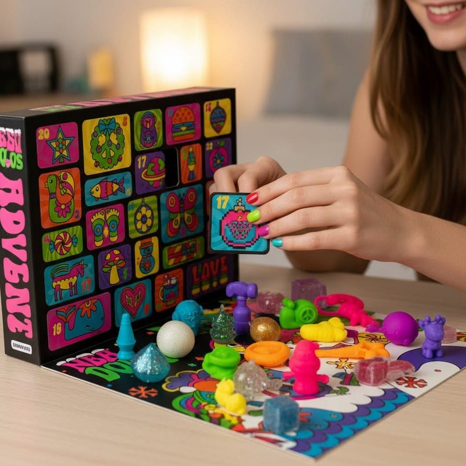 Kalendarz Adwentowy z Zabawkami Fidget i Squishy