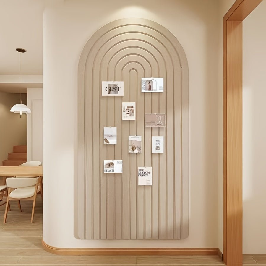 Tablica Pinboard Filcowa z Łukiem Boho do Dekoracji Ściany - 5