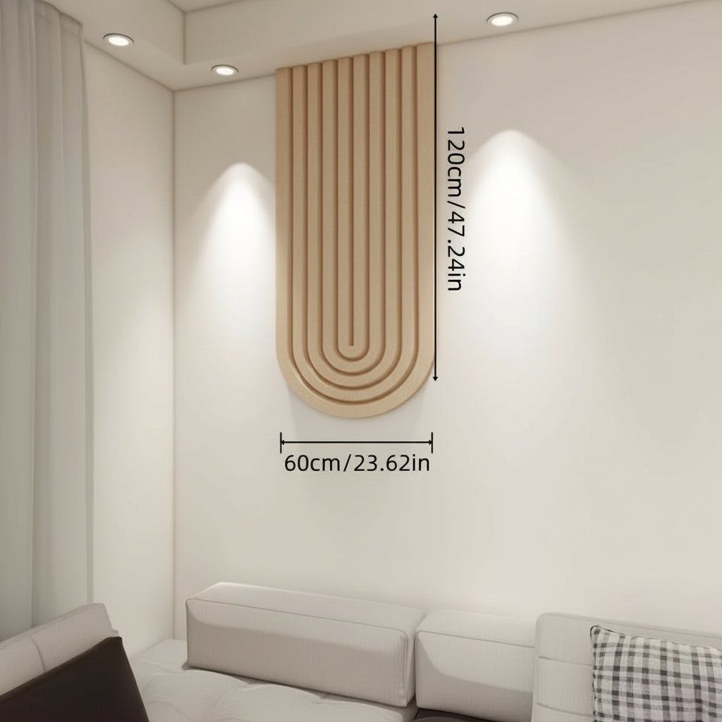 Tablica Pinboard Filcowa z Łukiem Boho do Dekoracji Ściany - 9