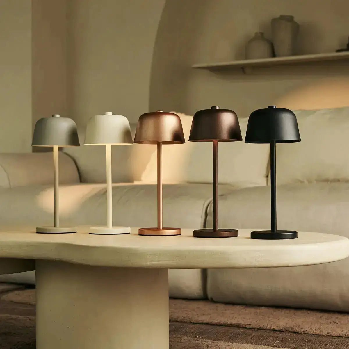 Lampa Stołowa Minimalistyczna Bezprzewodowa z Ładowaniem - 3
