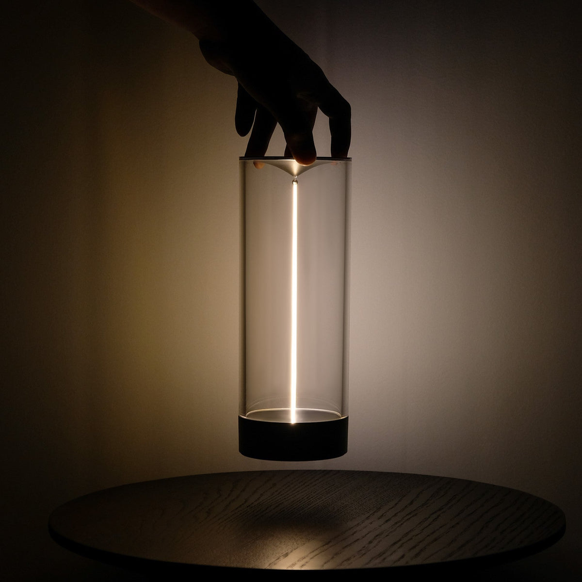 Lampa Stołowa Minimalistyczna z Bezprzewodową Listwą LED - 3