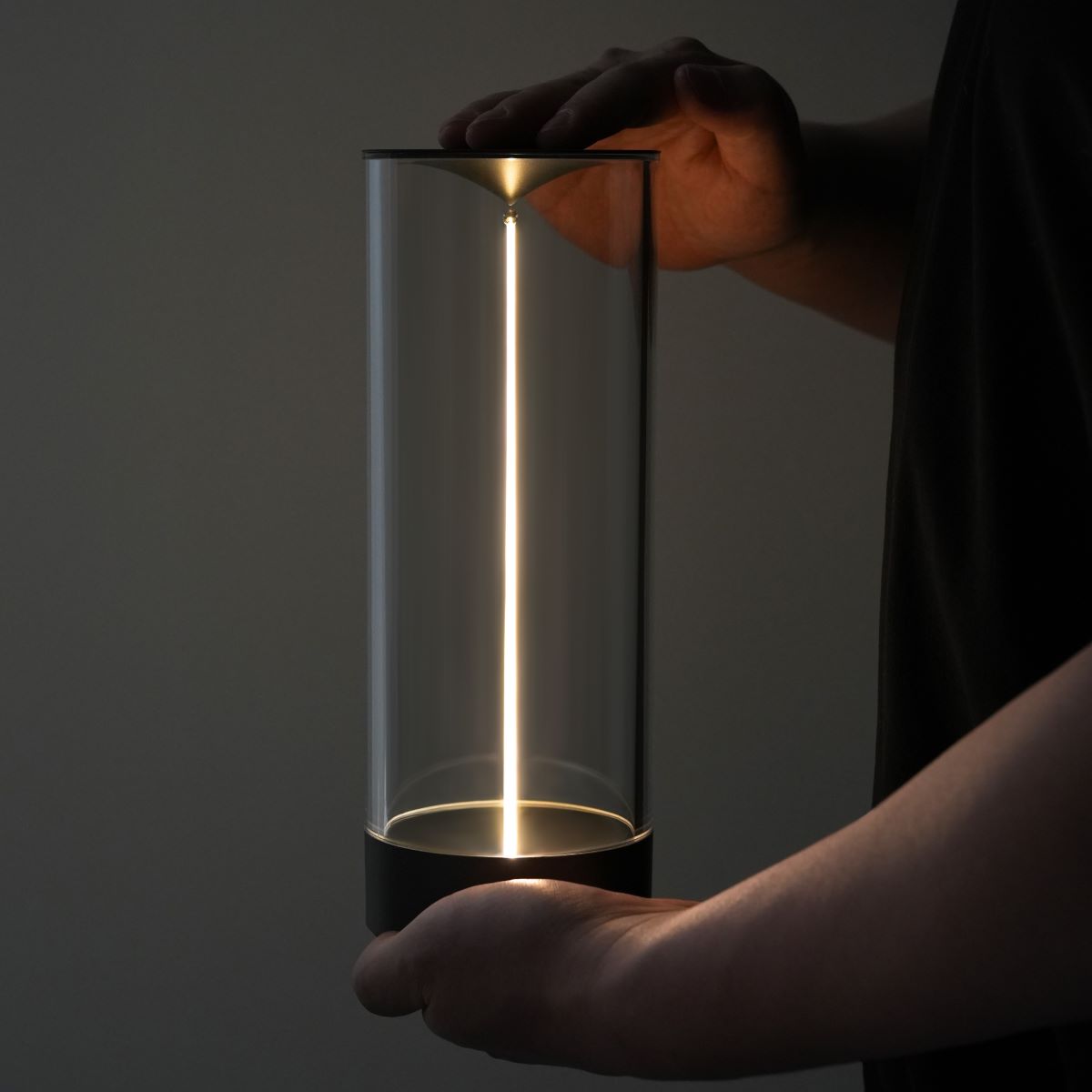 Lampa Stołowa Minimalistyczna z Bezprzewodową Listwą LED - 9