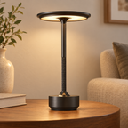 Lampa Stołowa Nowoczesna Bezprzewodowa z Dotykowym Ściemniaczem - Space Gray