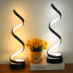 Lampa Stołowa LED Spiralna z Regulacją Barwy Światła - 5