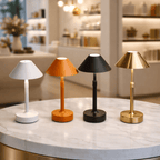 Lampa Stołowa Retro Bezprzewodowa z Dotykowym Ściemniaczem - 12