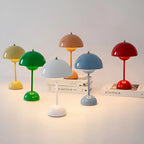 Lampa Stołowa Retro z Kloszem Kopułowym i Okrągłą Podstawą - 6