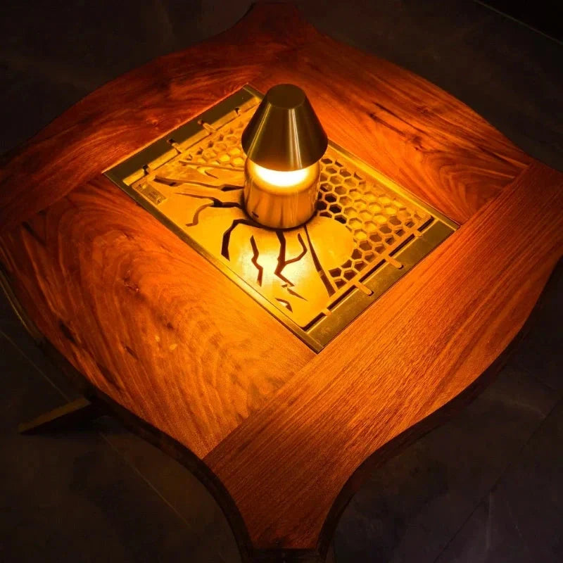 Lampa Stołowa Retro Kopułowa Bezprzewodowa Ściemnialna LED - 21