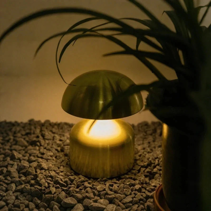 Lampa Stołowa Retro Kopułowa Bezprzewodowa Ściemnialna LED - 25
