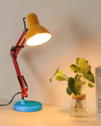 Lampa Stołowa Retro z Regulowanym Ramieniem - 5