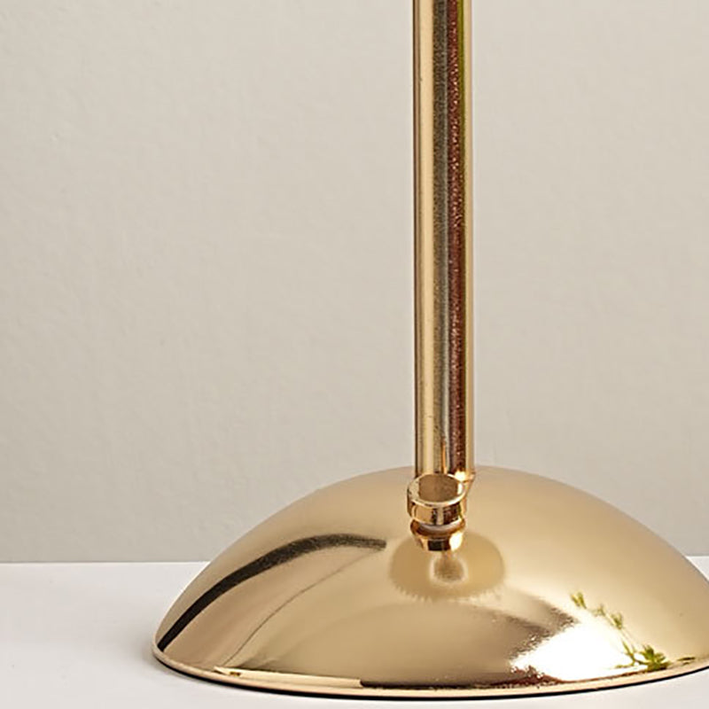 Lampa Stołowa Vintage z Plisowanym Kloszem i Akumulatorem LED - 17