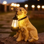 Lampa Ogrodowa Solarna Pies z Latarnią LED - 3