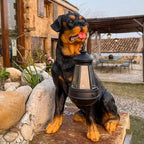Lampa Ogrodowa Solarna Pies z Latarnią LED - 6