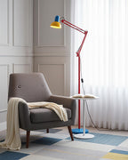 Lampa Podłogowa Retro Memphis z Regulowanym Ramieniem - 11