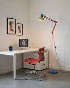 Lampa Podłogowa Retro Memphis z Regulowanym Ramieniem - 13