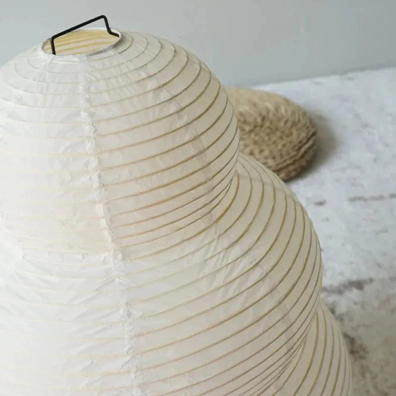 Lampa Podłogowa Wabi-Sabi z Papierowym Kloszem - 7
