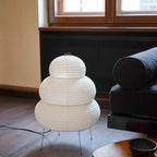 Lampa Podłogowa Wabi-Sabi z Papierowym Kloszem - 4