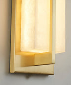 Kinkiet Art Deco z Dwoma Alabastrowymi Kloszami - 9