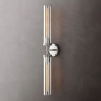 Kinkiet Art Deco z Cylindrycznym Szklanym Kloszem - 22