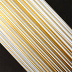 Kinkiet Art Deco ze Żłobkowanym Szklanym Kloszem i Złotą Ramą - 12