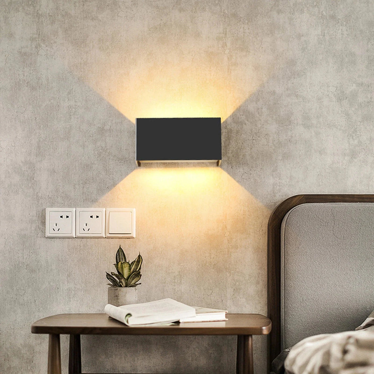 Kinkiet Minimalistyczny LED z Oświetleniem Góra-Dół